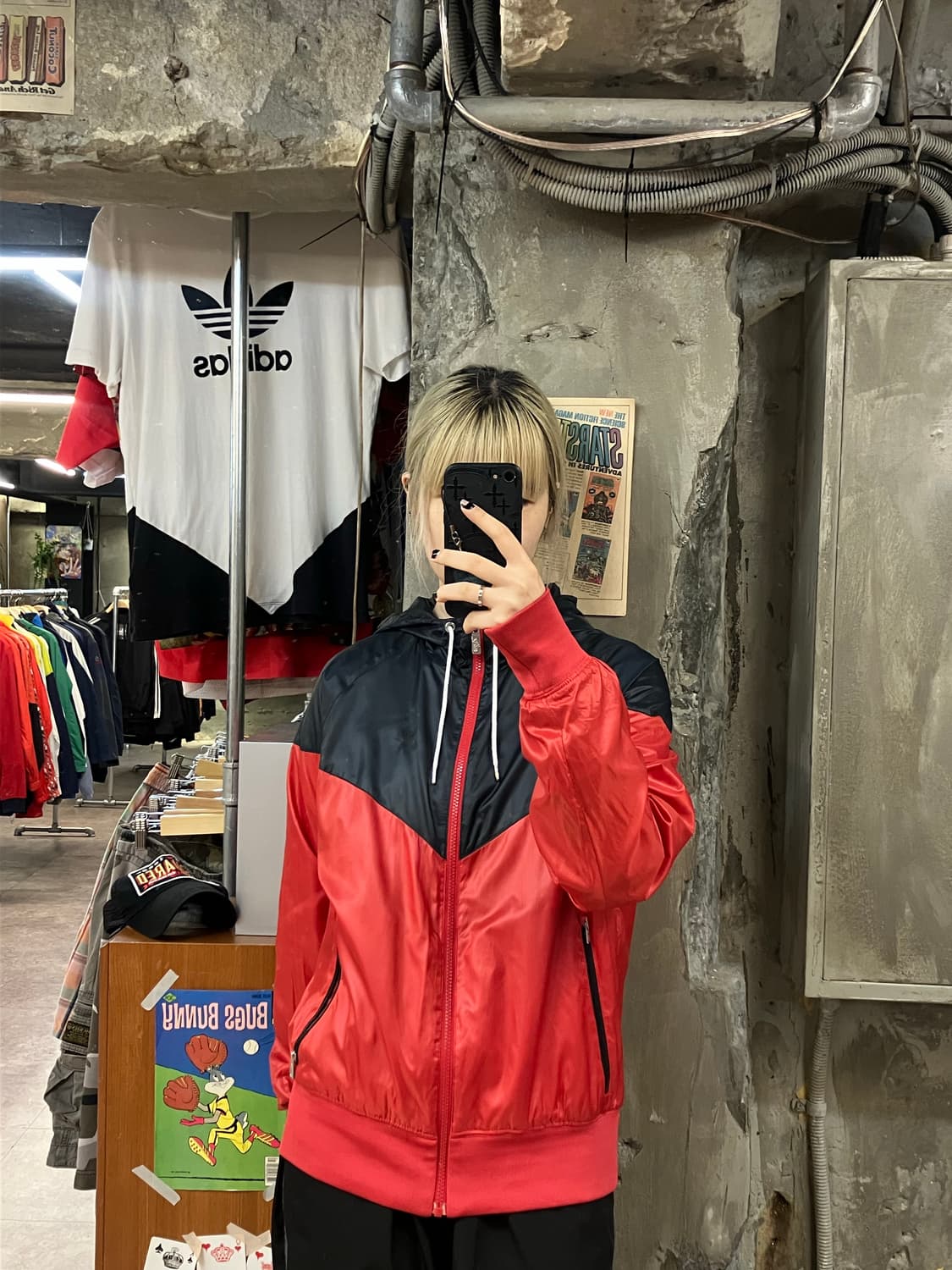 나이키 바람막이 레드 95  #csz1122 상품이미지2