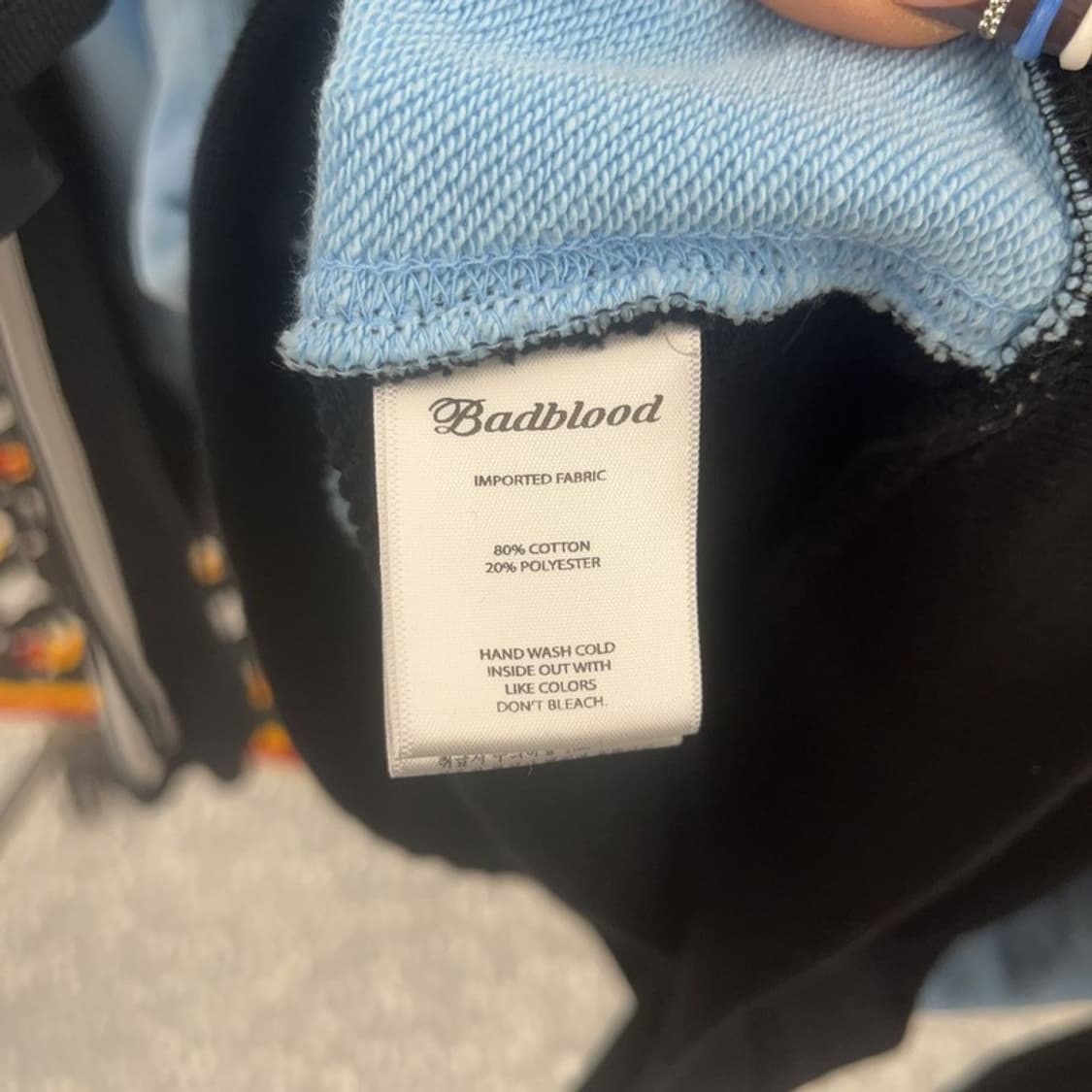 배드블러드 블록코어 싸커 캠프 키치 패널 맨투맨 M C07838 상품이미지6