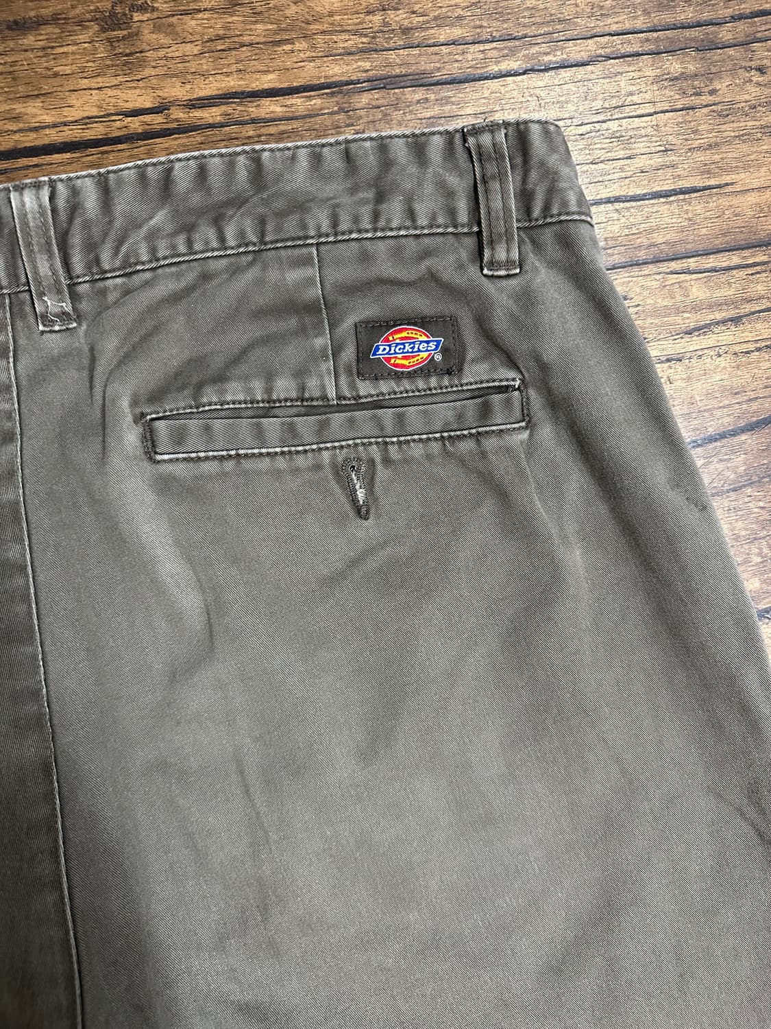 디키즈 미국워크웨어 카키색 빈티지면바지 34사이즈 상품이미지4