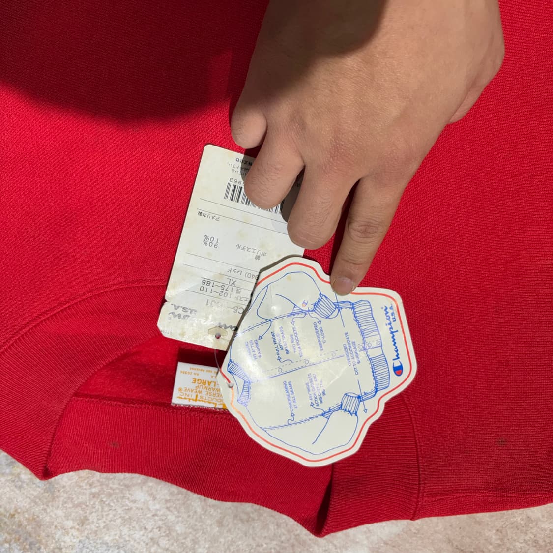 챔피온 일제빈티지 봄버 가디건 새상품 상품이미지6