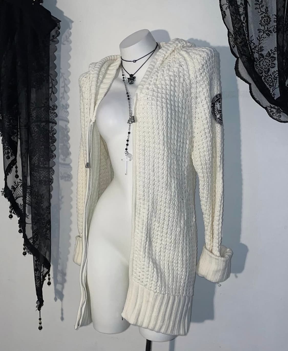 갸루 와투케 후드 원피스 상품이미지2