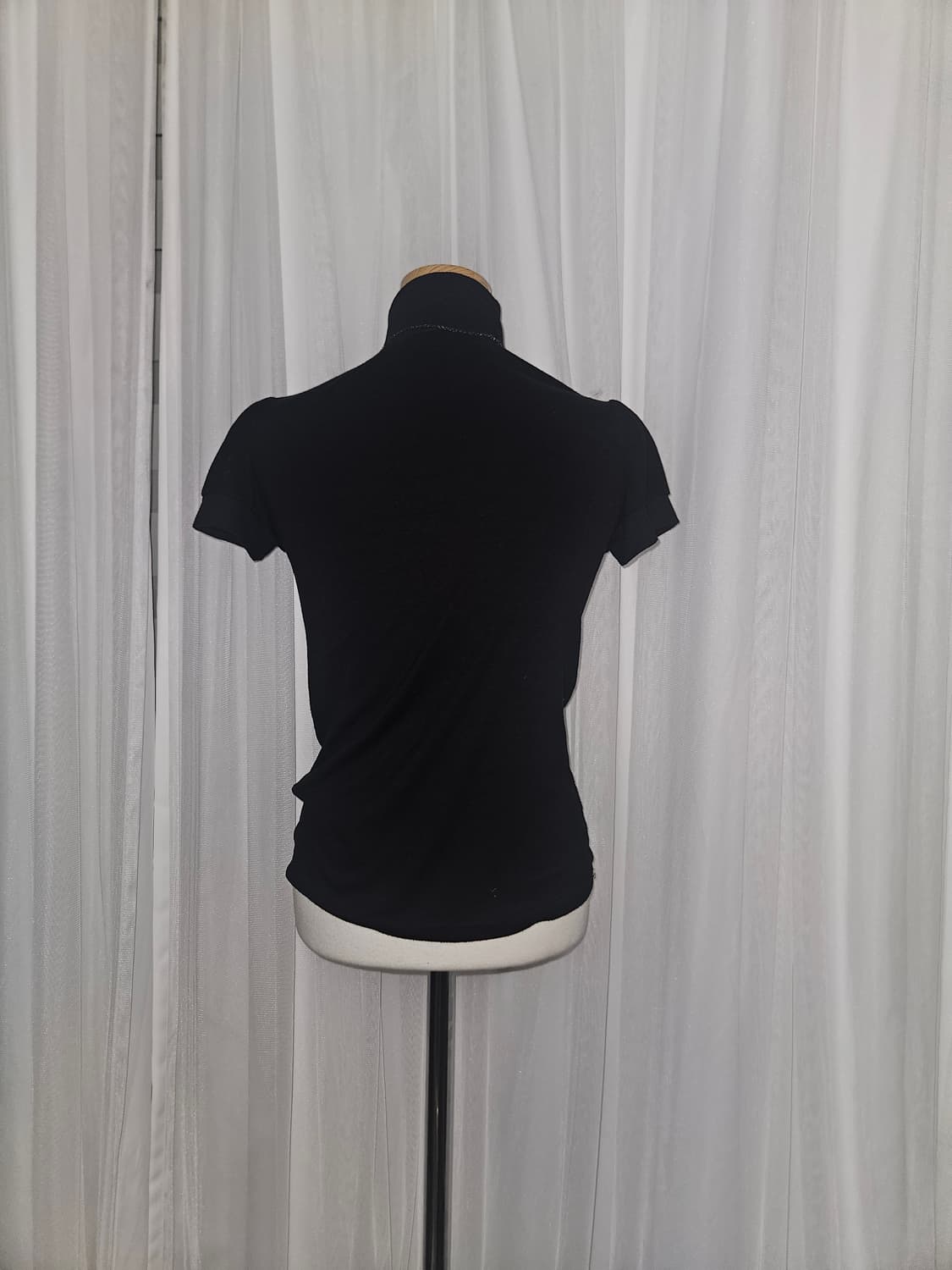 빈티지 공겜여주🖤 고딕 오네갸루 히메 터틀넥 퍼프 블라우스 상품이미지3