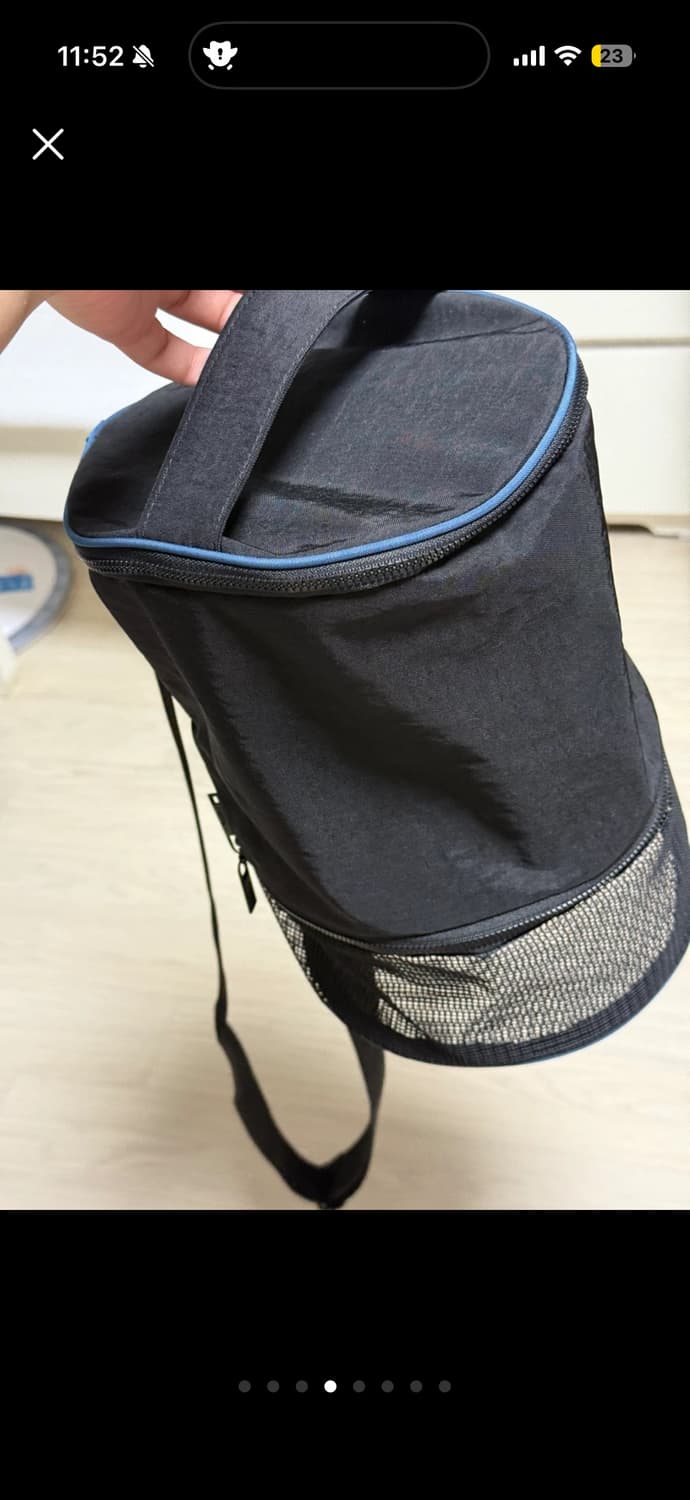 키티버니포니 메쉬 스윔 백 블랙 수영가방 상품이미지4