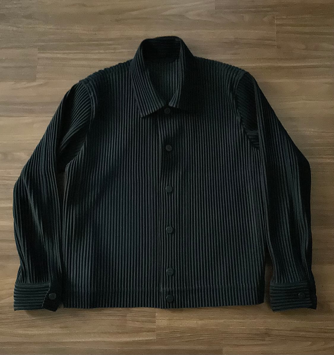 이세이 미야케 옴므 플리세 울라이크 블루종 트러커 자켓 상품이미지3