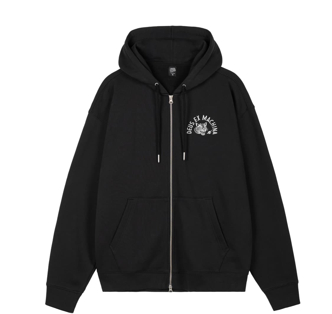 S M L XL 데우스 성수 한정 익스클루시브 후드집업 블랙 판매 상품이미지1