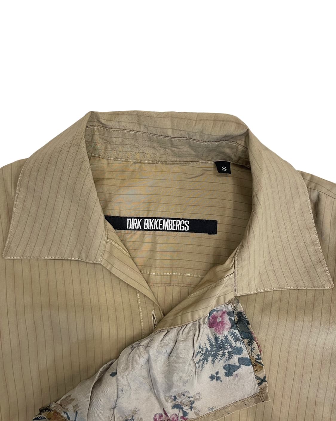 딕 비켐버그 플라워 패턴 프릴 셔츠 상품이미지9