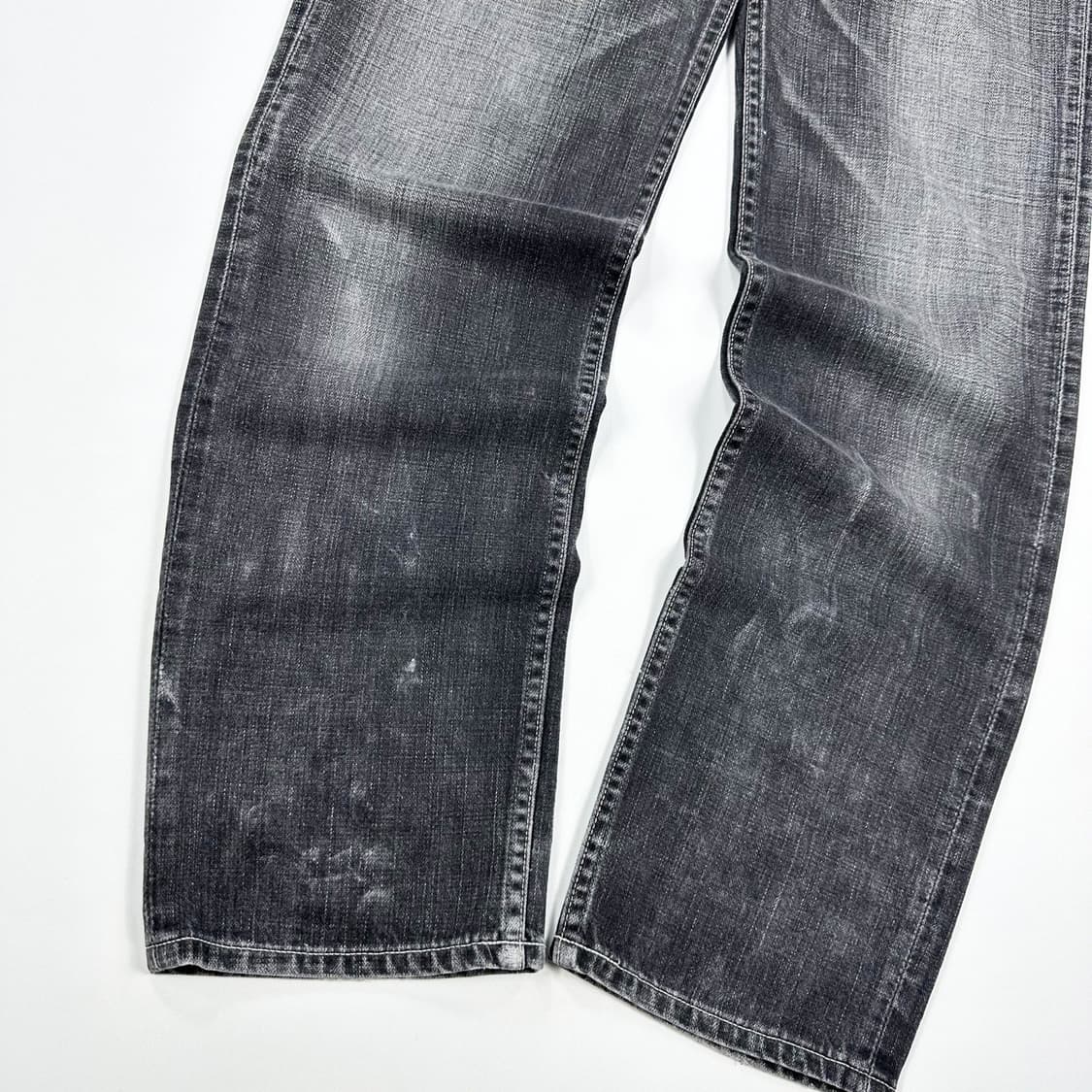 리바이스 502 오리지널 재팬 흑청 블랙진 데님 팬츠 (30인치) 상품이미지5