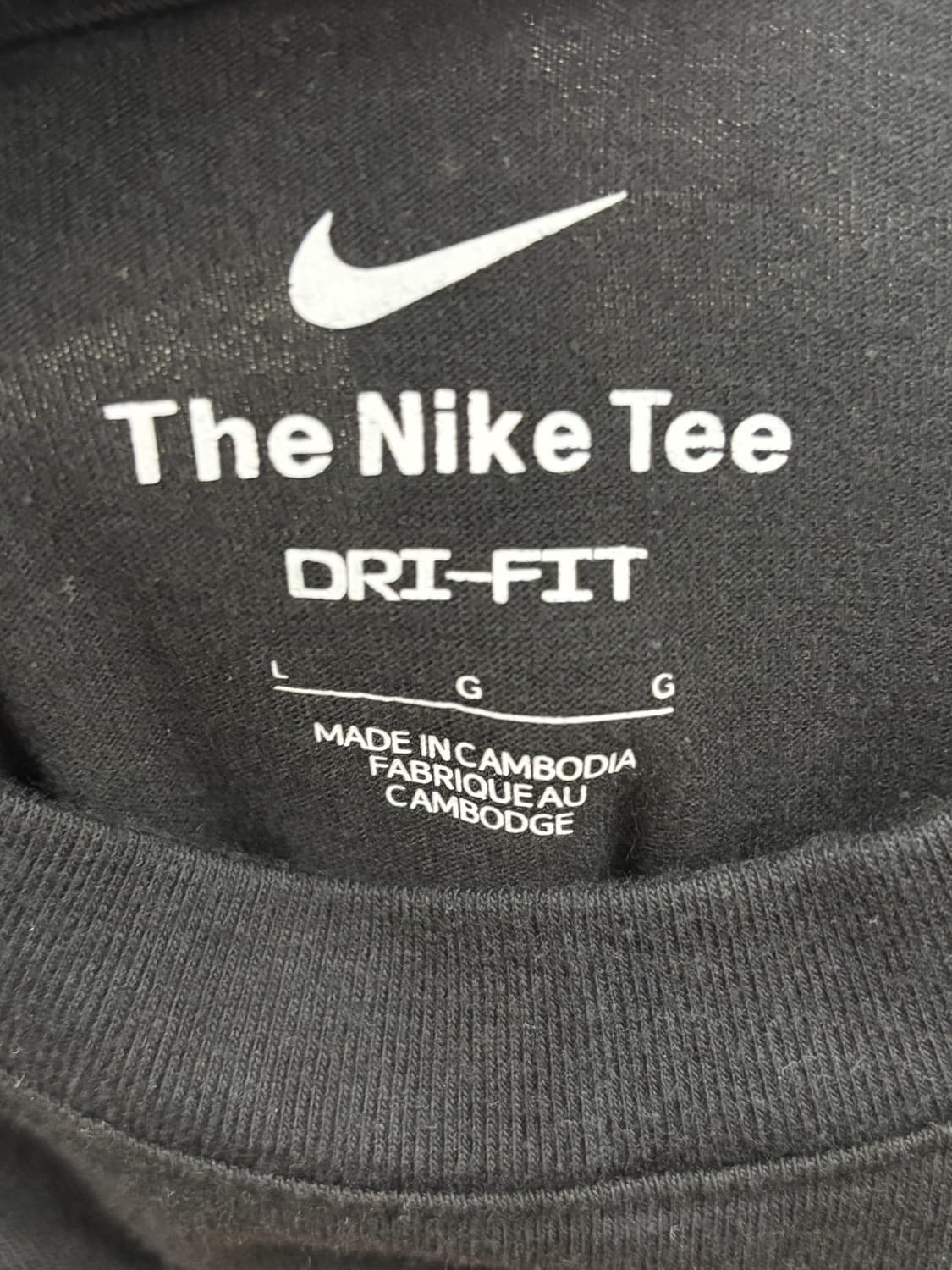 나이키 드라이핏 베스킷볼 티셔츠 블랙 L 상품이미지4