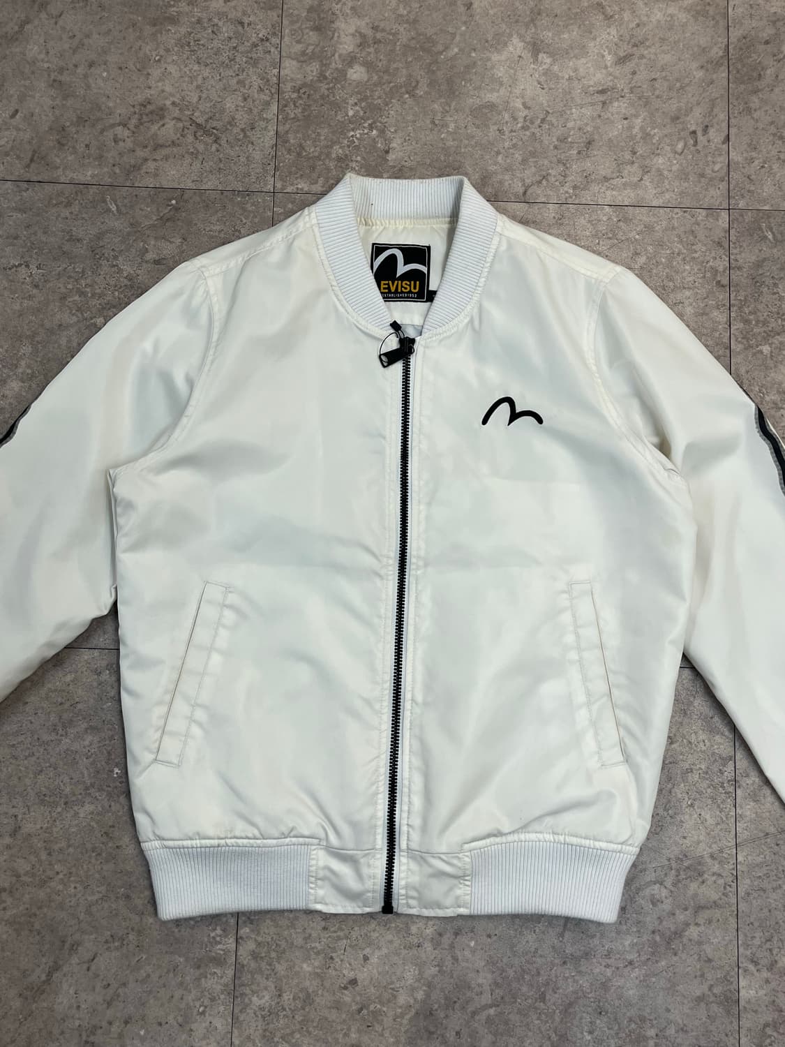 에비수 블루종 자켓 화이트 100(L)  #csz3756 상품이미지4
