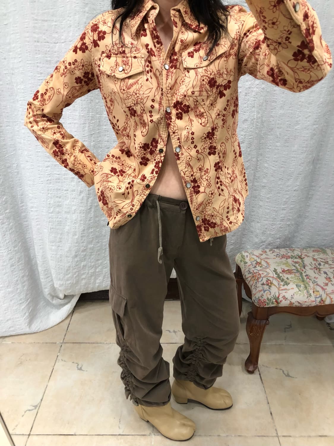 shirring banding pants 상품이미지3