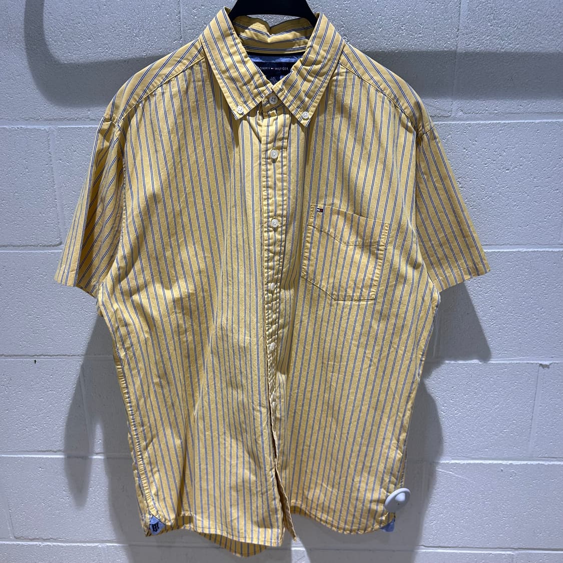 Tommy Hilfiger Logo Stripe Shirts 상품이미지4