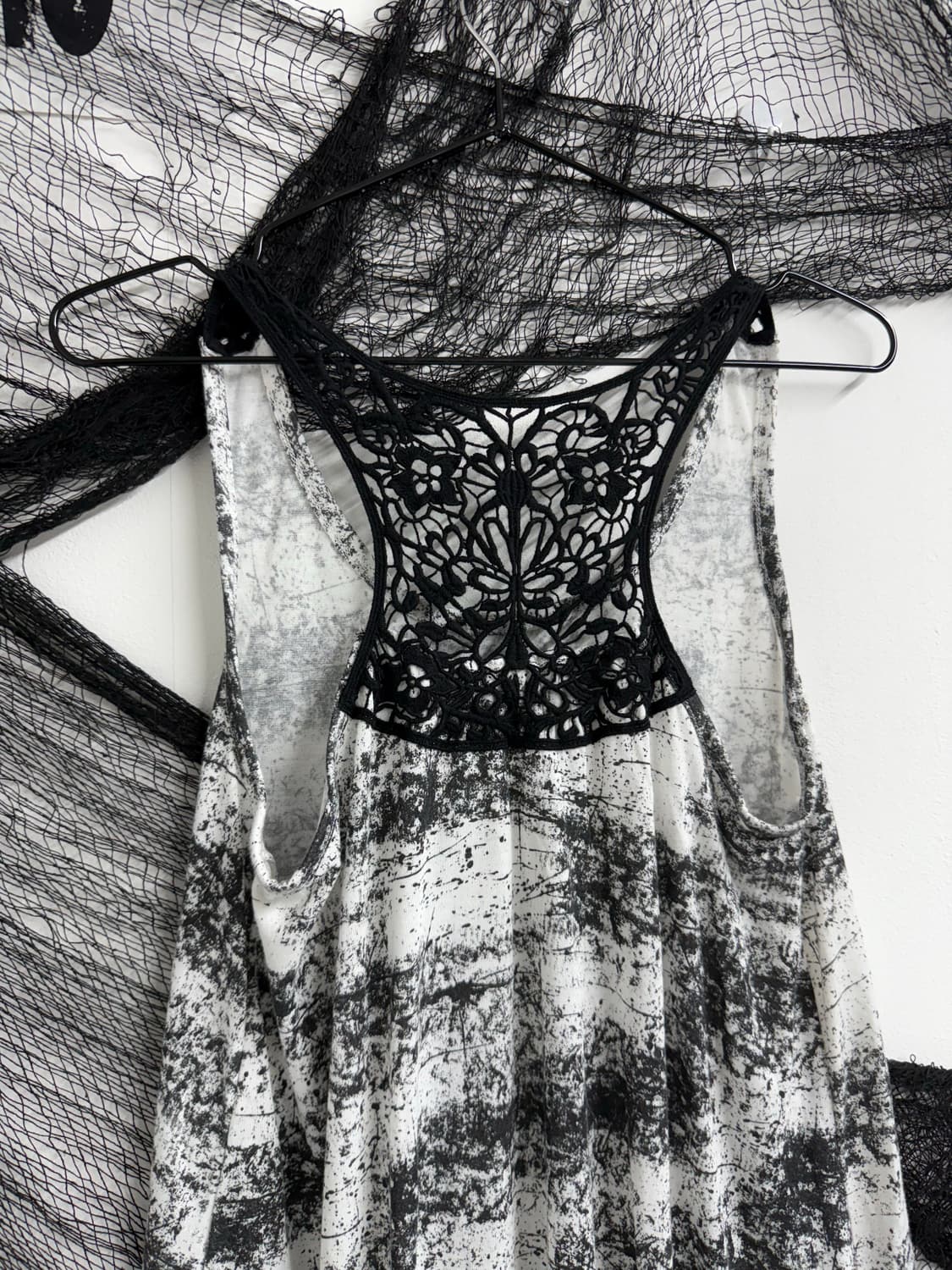 Grunge lace detailed sleeveless 상품이미지2