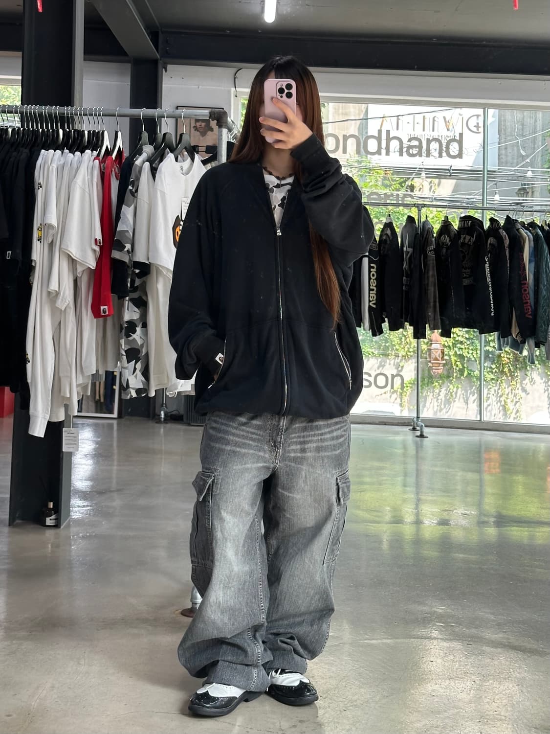 베이프 00s 에이프 클래식 투웨이 집업자켓 상품이미지2