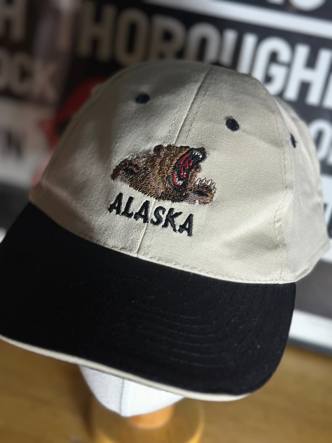 빈티지 Alaska 투톤 모자 상품이미지2