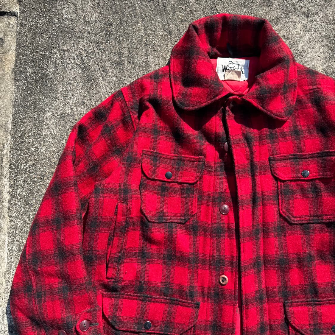 [XL] 70s Woolrich 울리치 맥키노 헌팅 울 자켓 상품이미지4