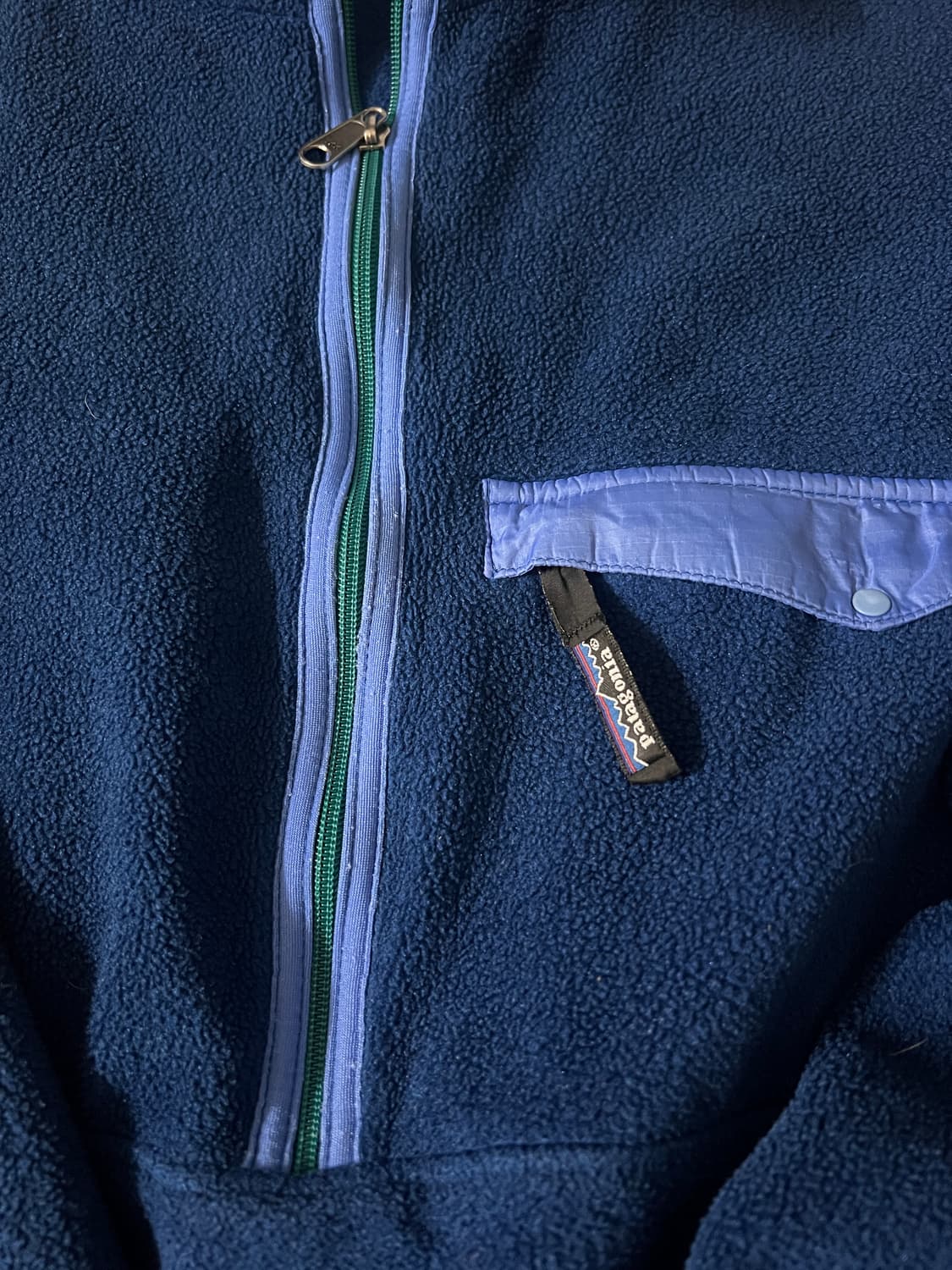 90s 파타고니아 하프집업 플리스 L사이즈 판매 상품이미지6