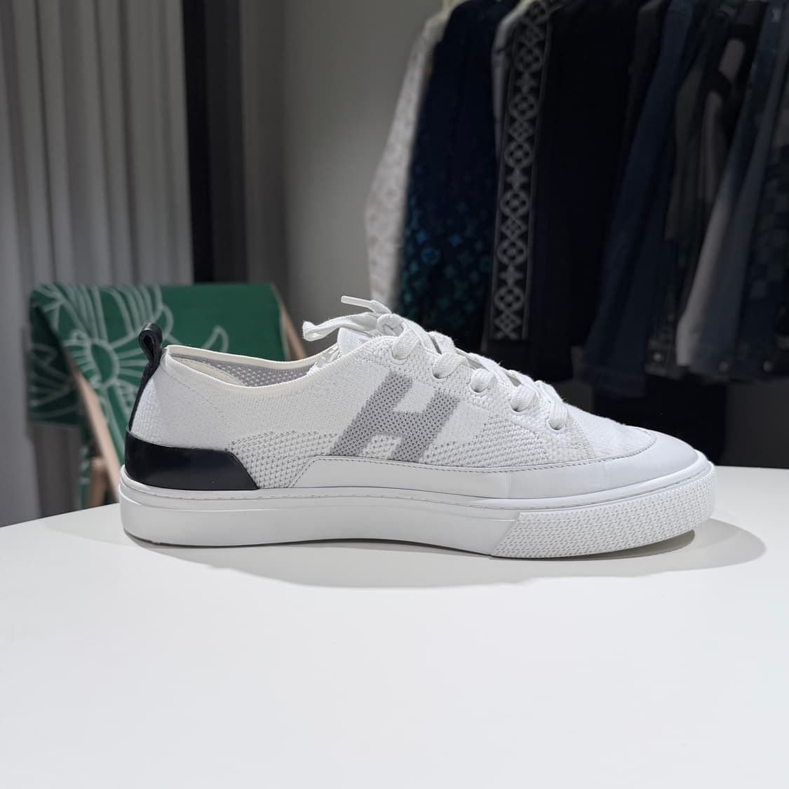 41 / 에르메스 딥 니트 카프스킨 누아 스니커즈 상품이미지6