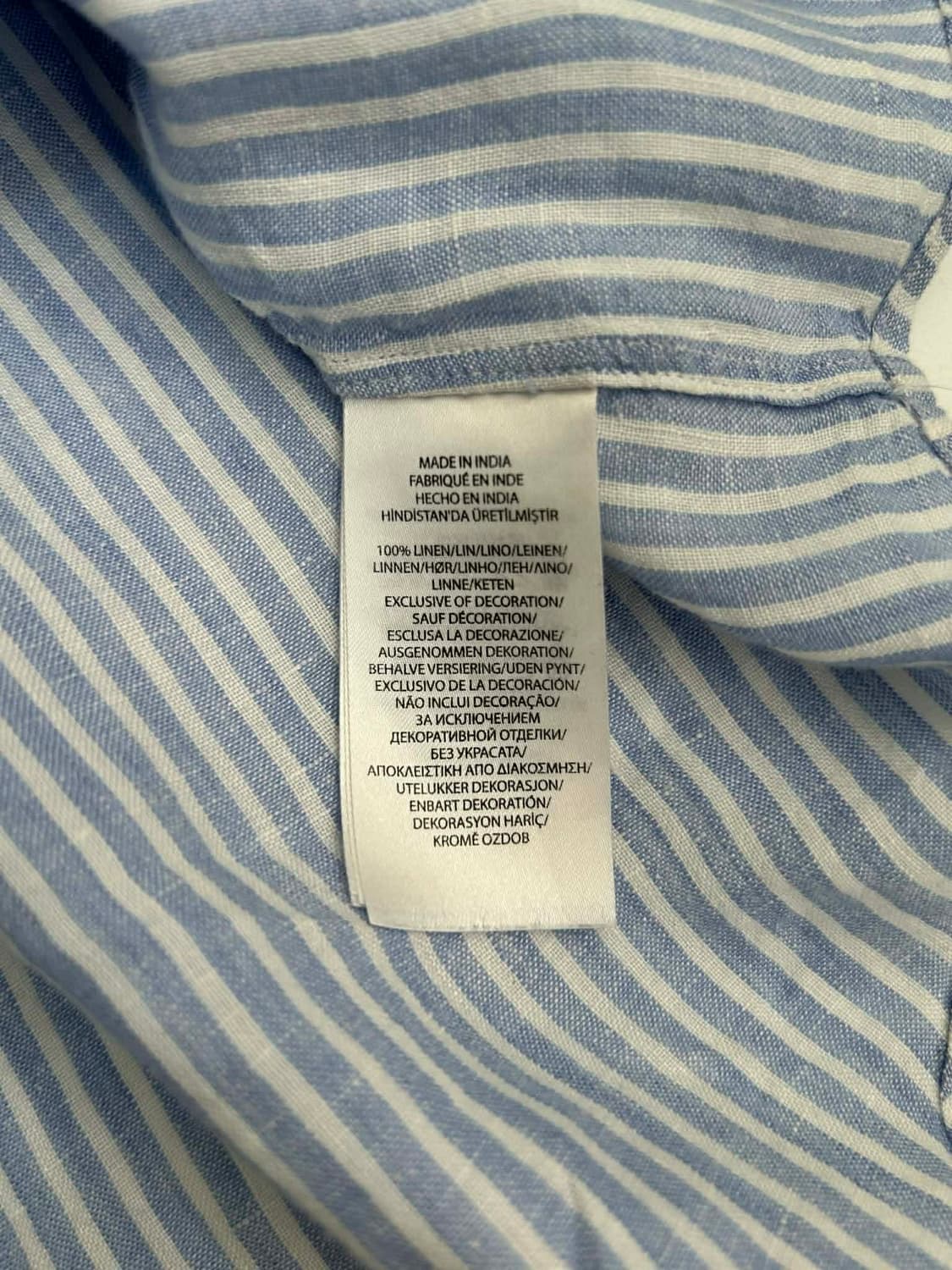 [M] 폴로 랄프로렌 스트라이프 린넨 셔츠 상품이미지4