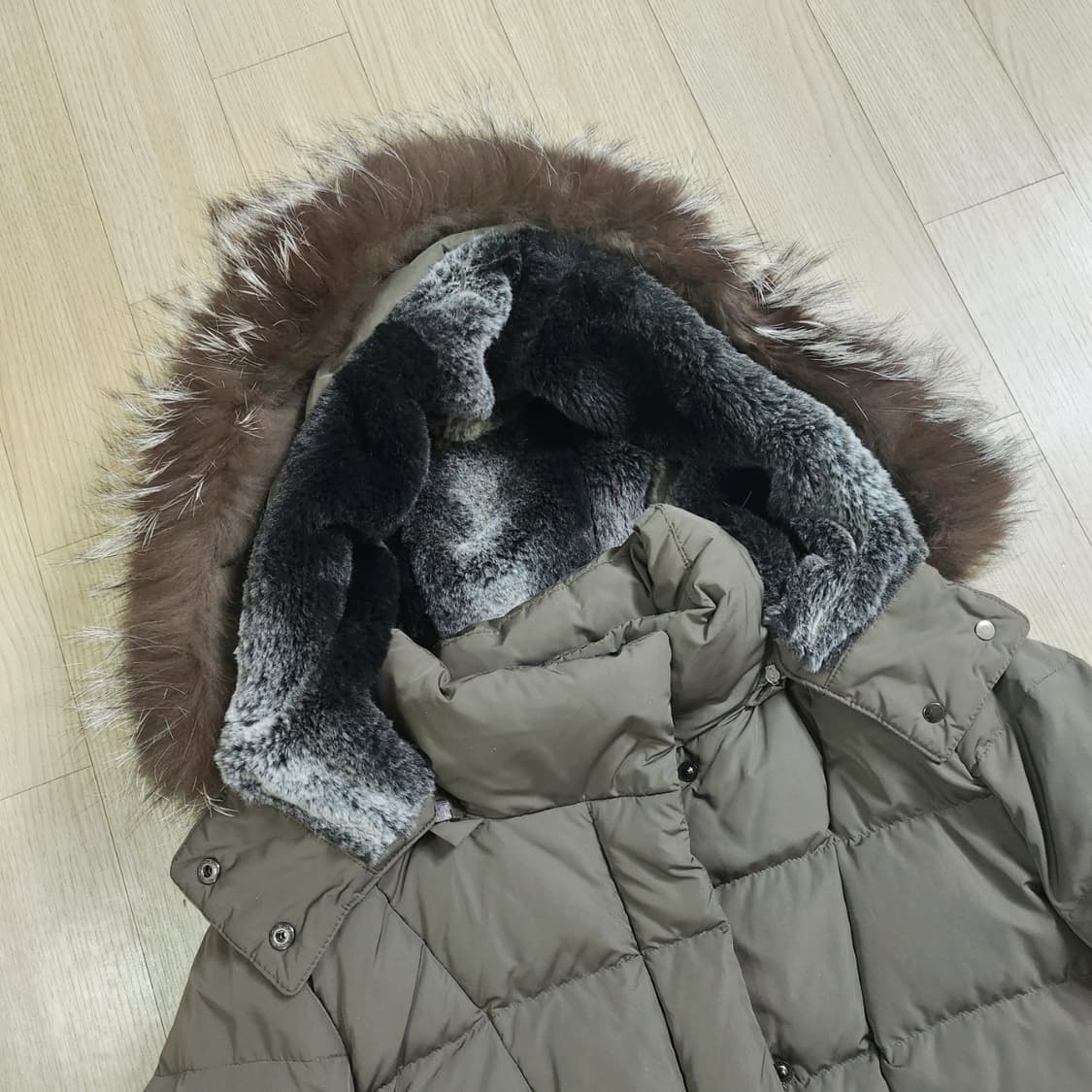 엘르 골프 롱패딩 상품이미지2