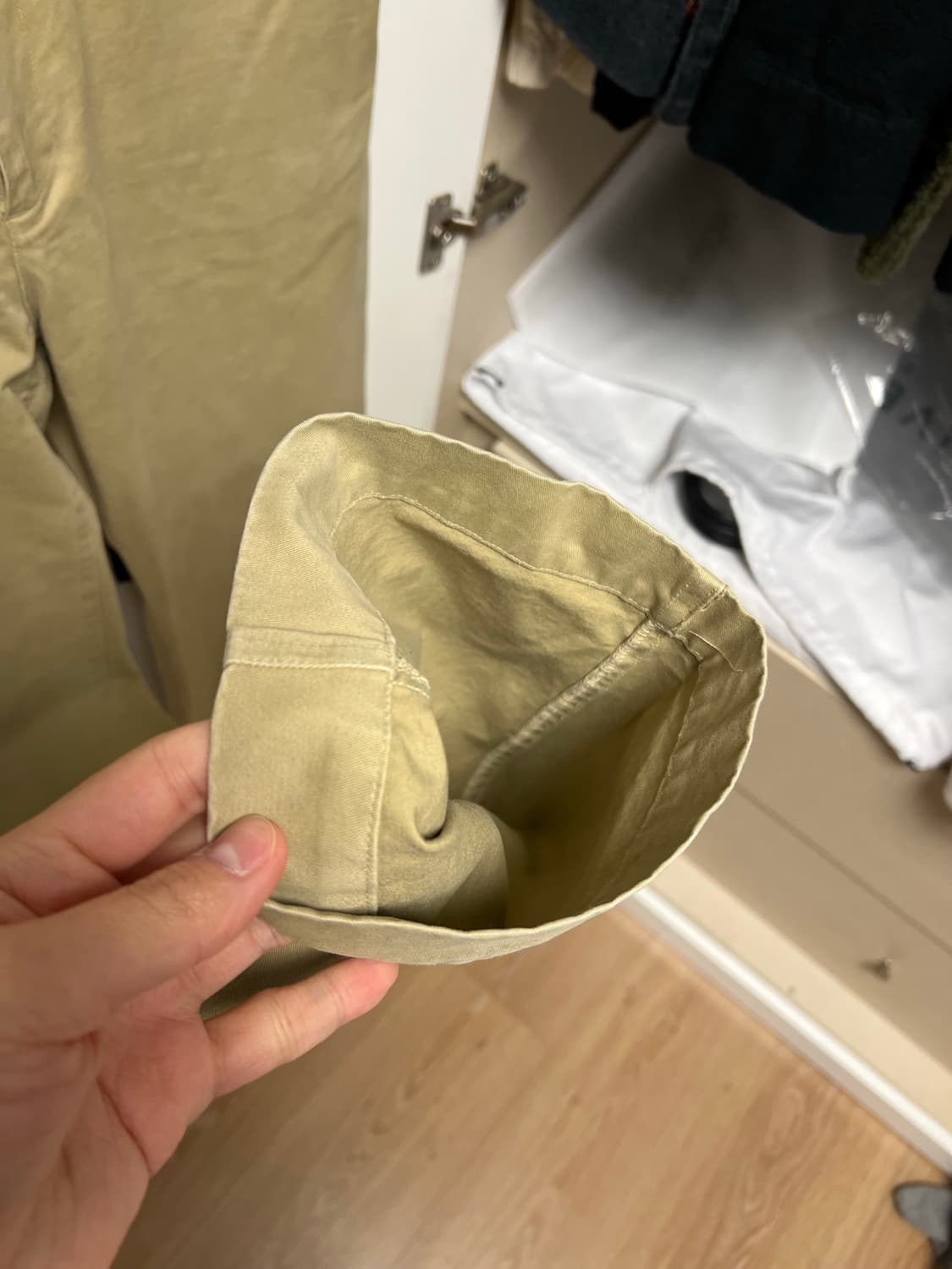 퍼렌 베이지 치노팬츠 상품이미지5