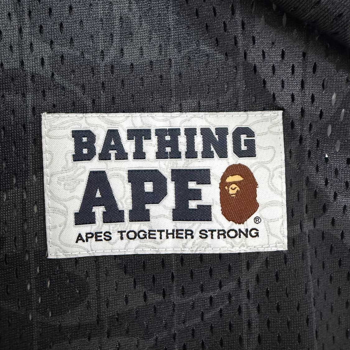 L) 베이프 카모 스트라이프 베이스볼로고티 상품이미지4