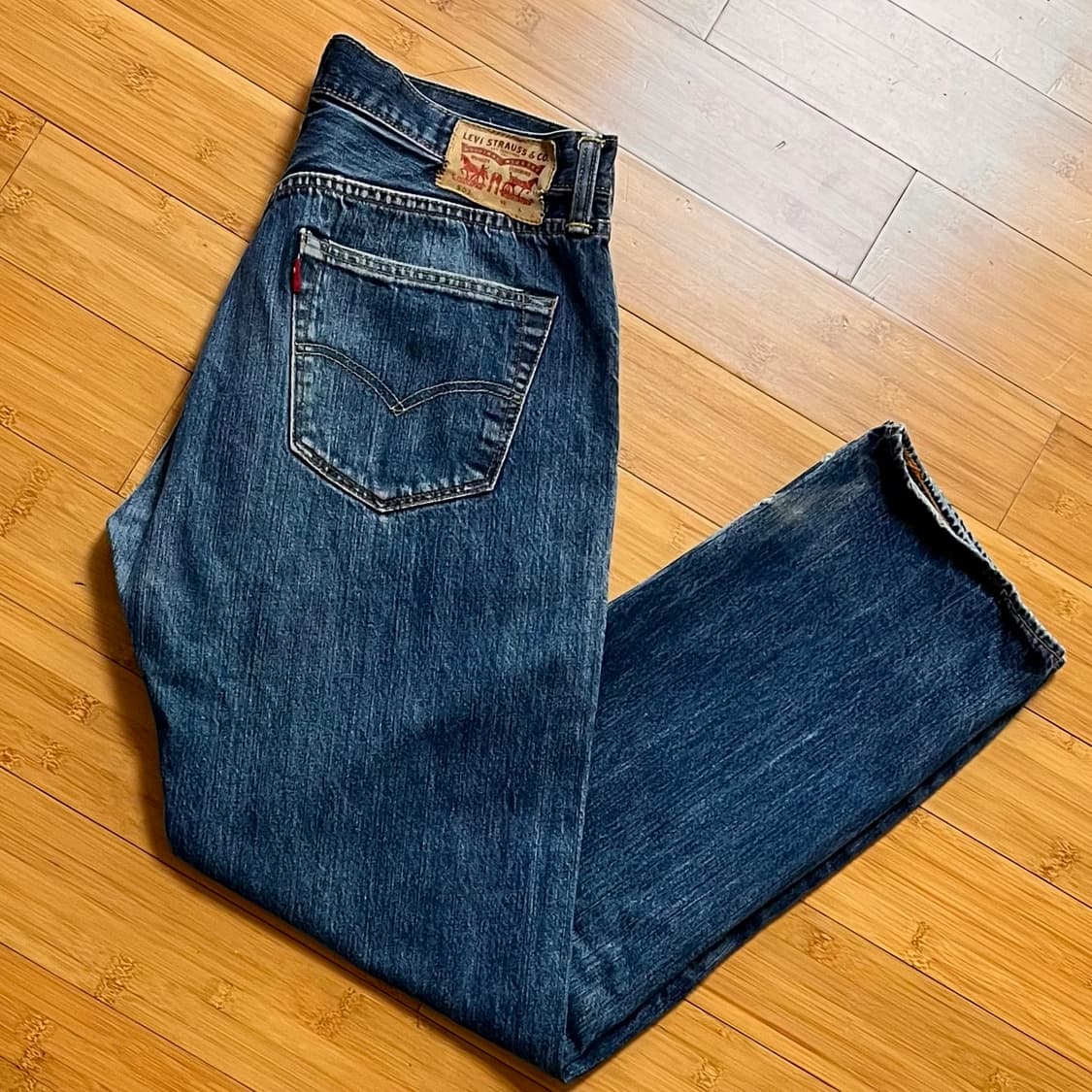 리바이스 501 블랭크탭 데님팬츠 W L 상품이미지1