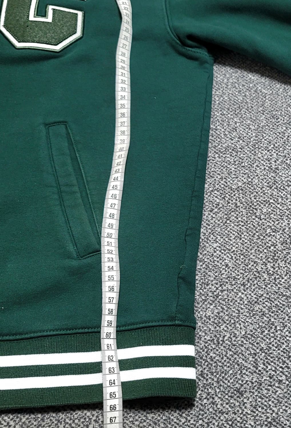 Carhartt 그린 C 로고 바시티 자켓 L 상품이미지5