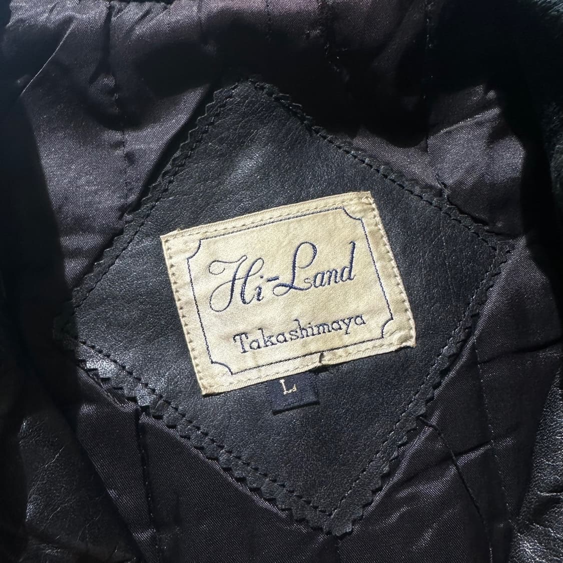 Hi Land 카우스킨 소가죽 레더 바이커 봄버 자켓 상품이미지4