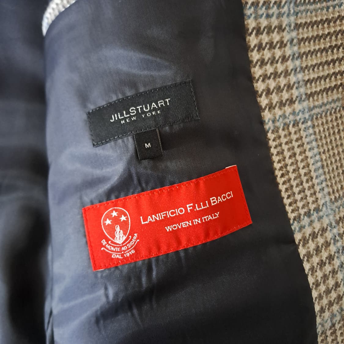 (택포) 질스튜어트뉴욕 울 체크 박스핏 자켓 A1000 상품이미지6