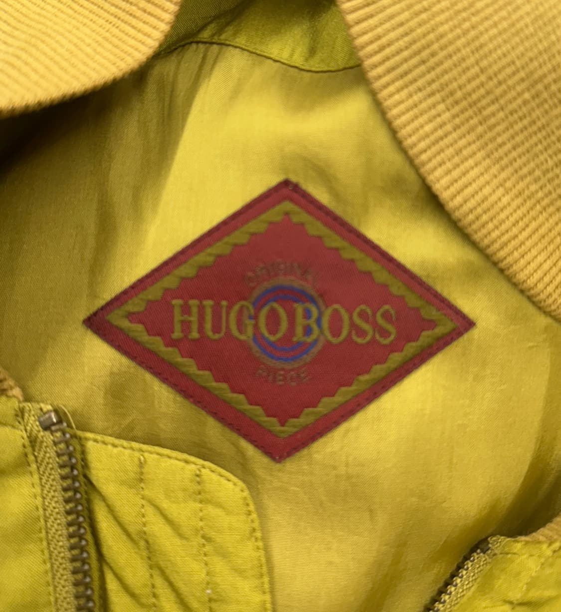 80s HUGO BOSS 실크 봄버 자켓 48 상품이미지6