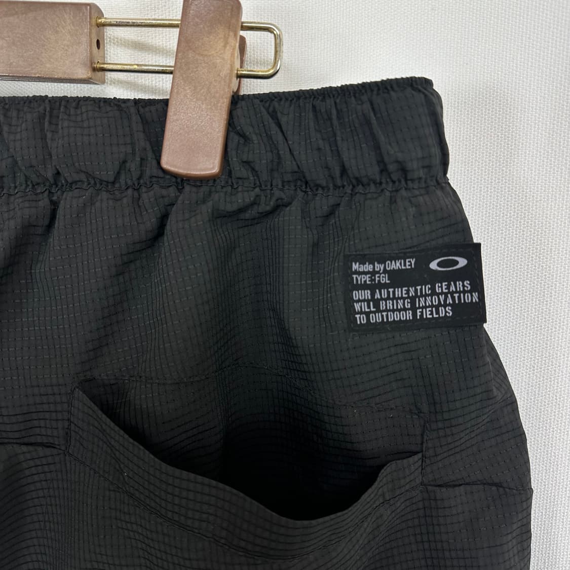   오클리 남자 벨트 밴딩 반바지 검정 XXL (34-35인치) 상품이미지7