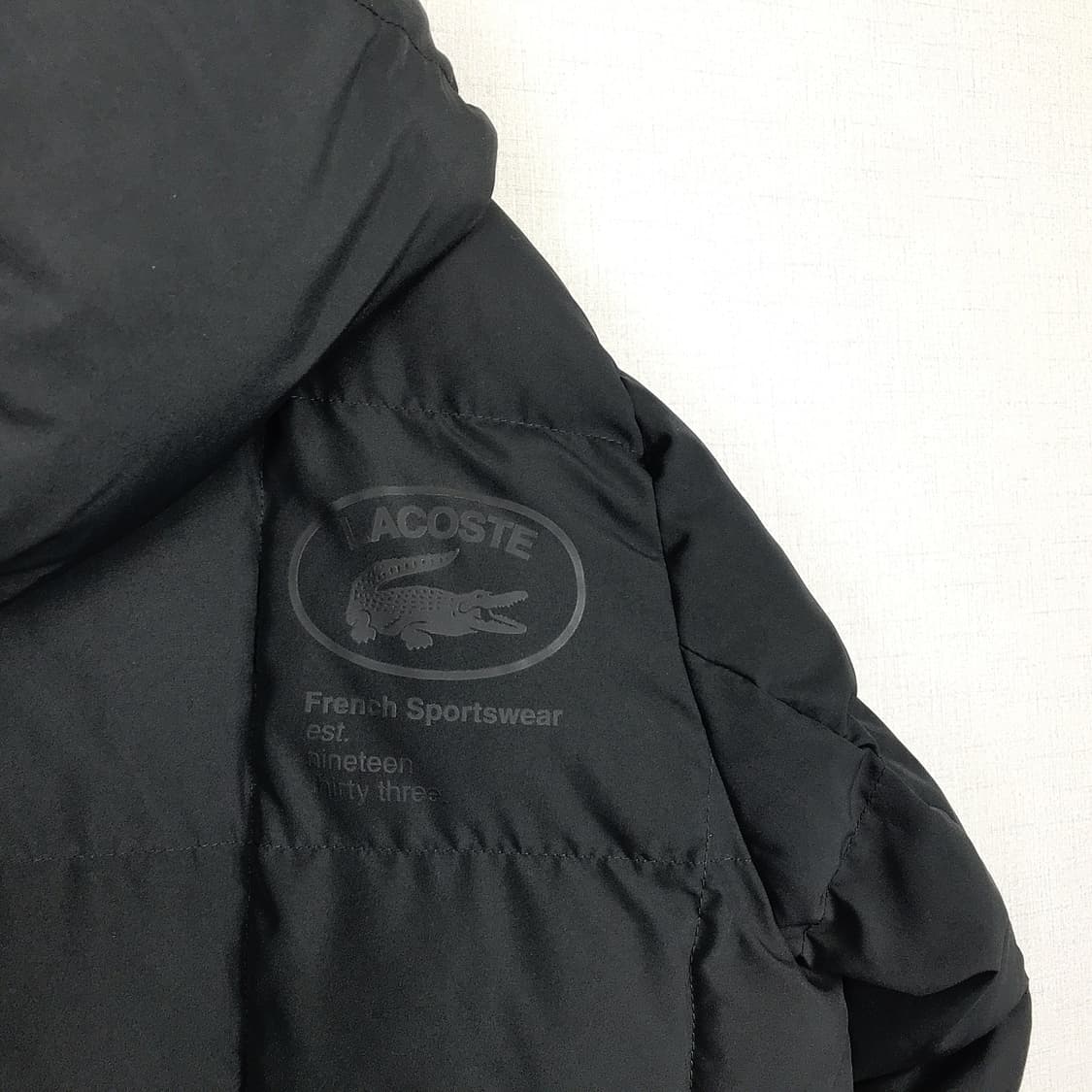 라코스테 리버시블 양면 롱패딩 여성36 상품이미지7