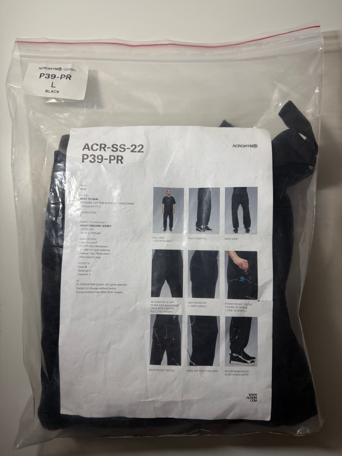 아크로님 P39-PR L 블랙 상품이미지1