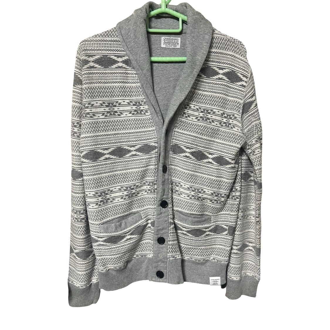 남성 빈티지 코튼 가디건 상품이미지1