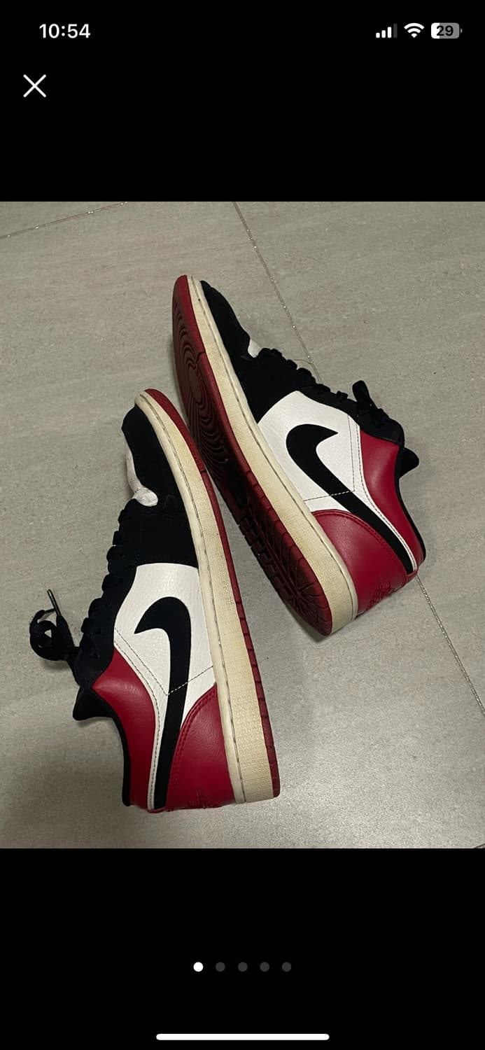 나이키 에어 조던 1 로우 레드 260 상품이미지1