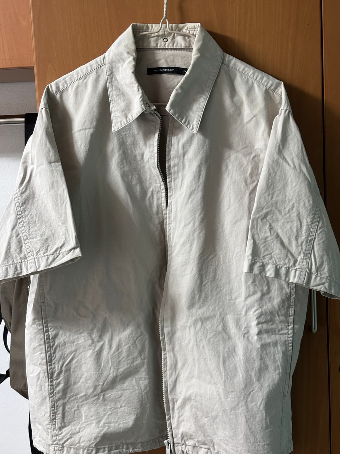 해칭룸 셔츠 자켓 라이트 그레이 2사이즈 상품이미지1