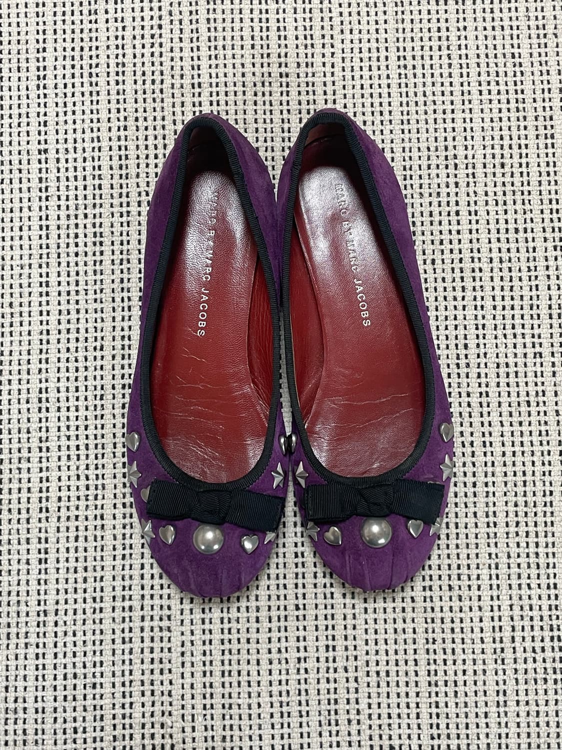 Marc jacobs stud suede flat shoes 36 상품이미지2
