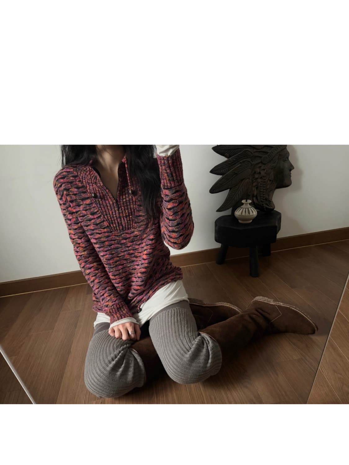 half zip-up pullover 상품이미지5