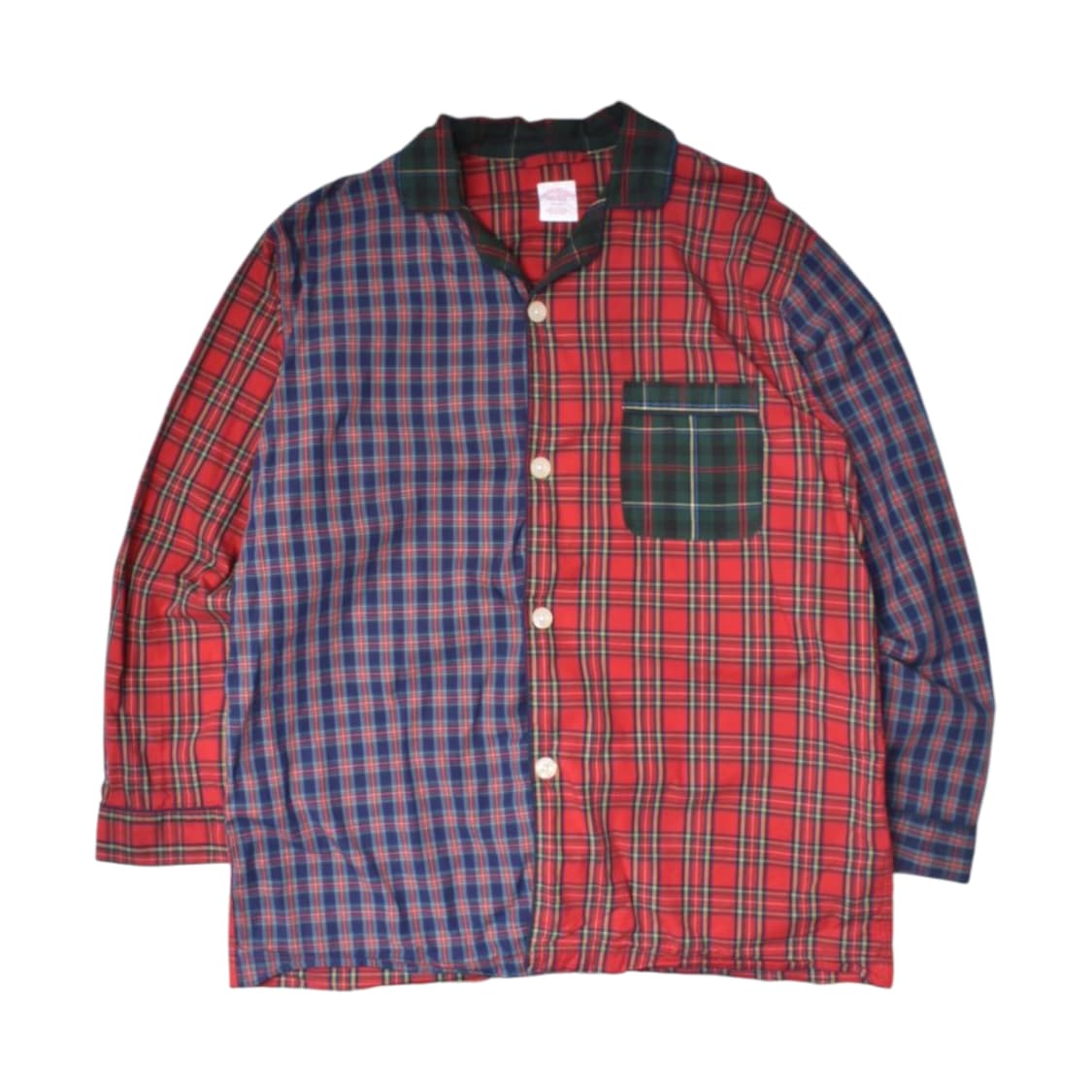 브룩스 브라더스 파자마 체크 셔츠 M 상품이미지2