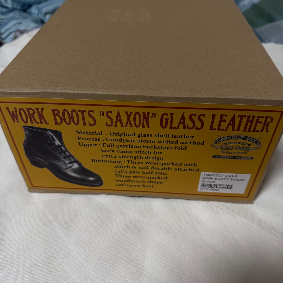 [8, 260]토이즈맥코이 "SAXON" 색슨 글래스 레더 워크 부츠 상품이미지10