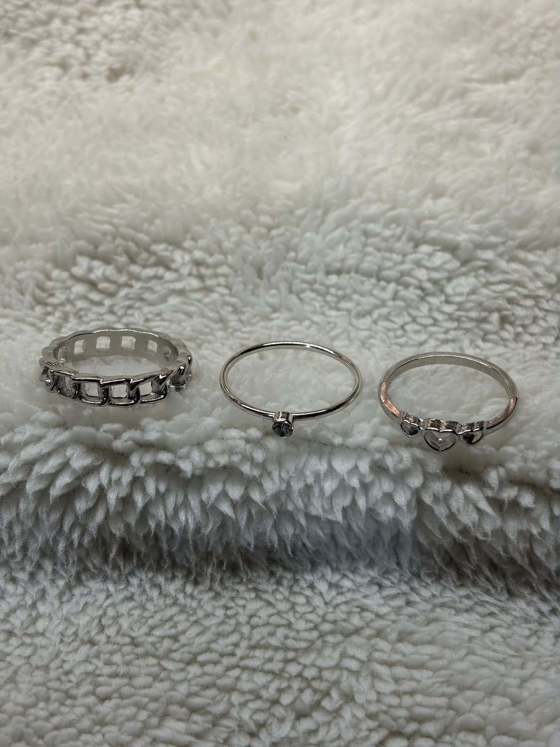 은 도금 반지 빈티지링 레이어드링  상품이미지2