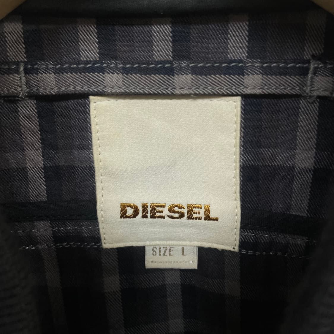 디젤 체크 봄버 라이더 자켓 상품이미지6