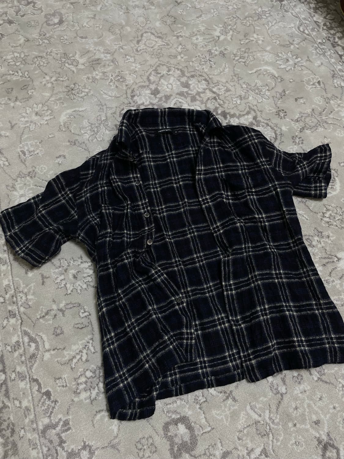 해칭룸 반팔체크셔츠 2 상품이미지1