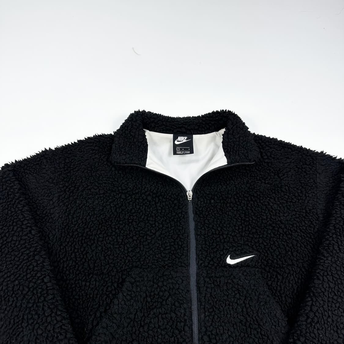 나이키 여성 빅스우시 크롭 양털 후리스 블랙 여성L 상품이미지2