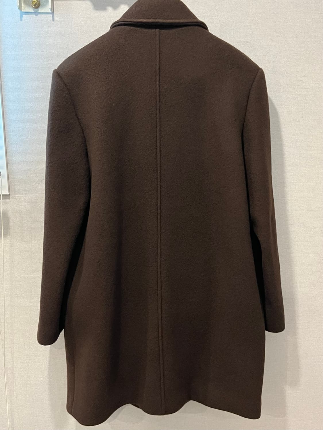 (새상품) 버뮬라 싱글 코트 하프코트 브라운 상품이미지4