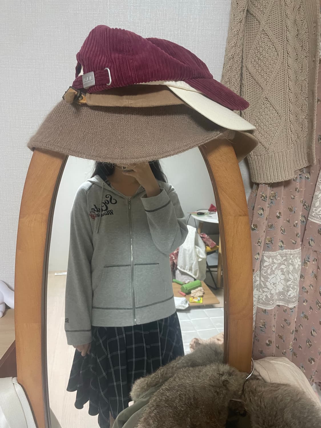 모리걸 미키 후집 스커트 set 상품이미지6