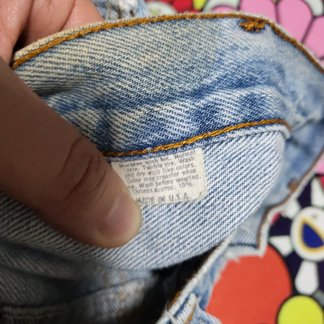 80s 리바이스 501 데님팬츠 상품이미지5