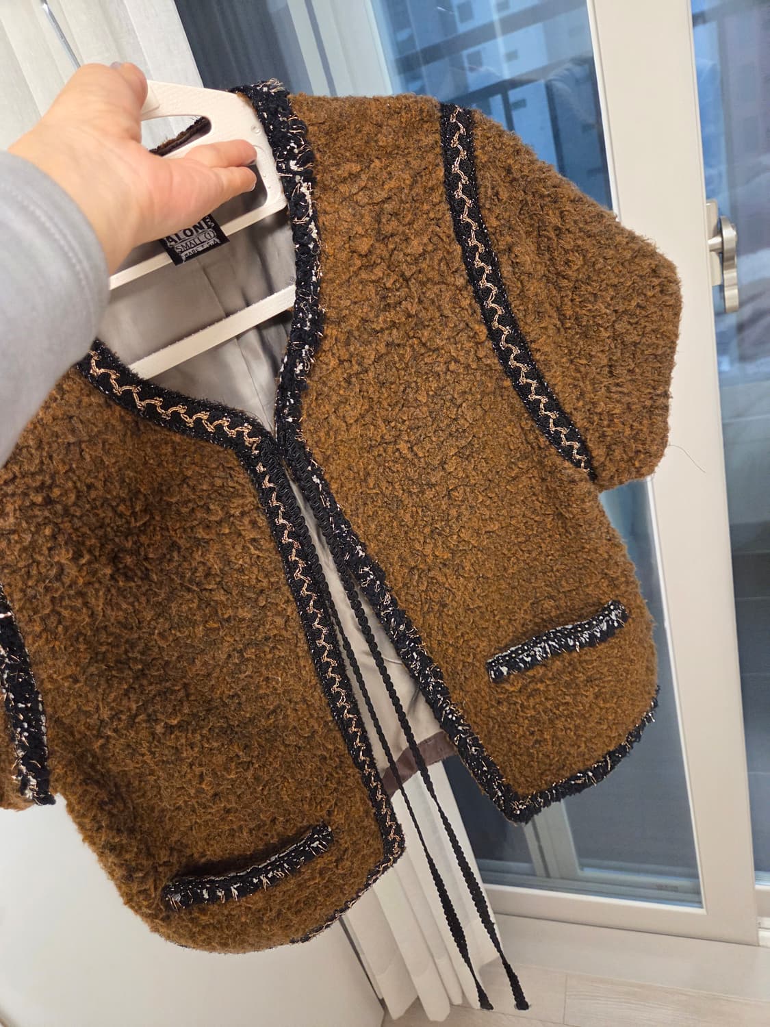 스탠드얼론 부클 트위드 자켓 (24fw) 상품이미지5