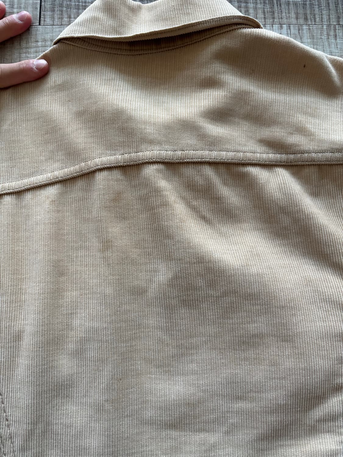 70s 리바이스 70505 코듀로이 트러커 자켓 베이지 빈티지 상품이미지4