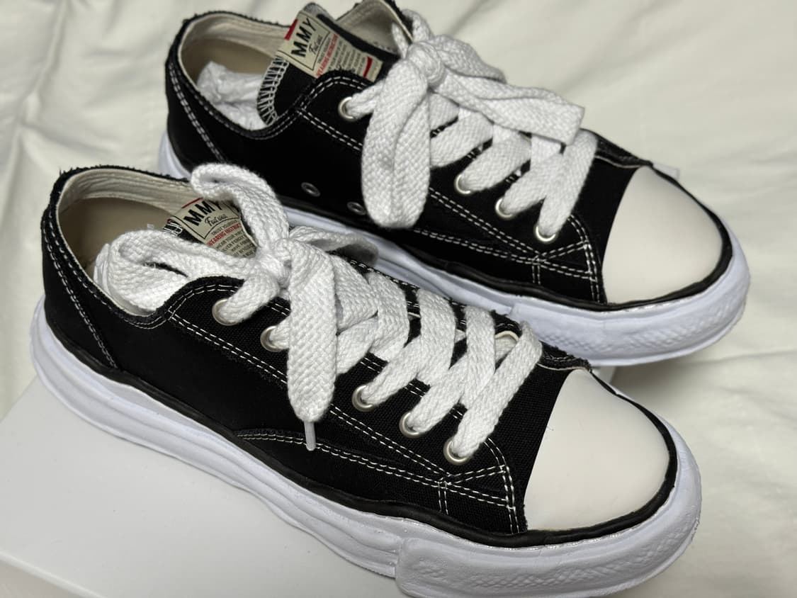 메종 미하라 야스히로 피터슨 OG 솔 캔버스 로우 44사이즈 상품이미지2